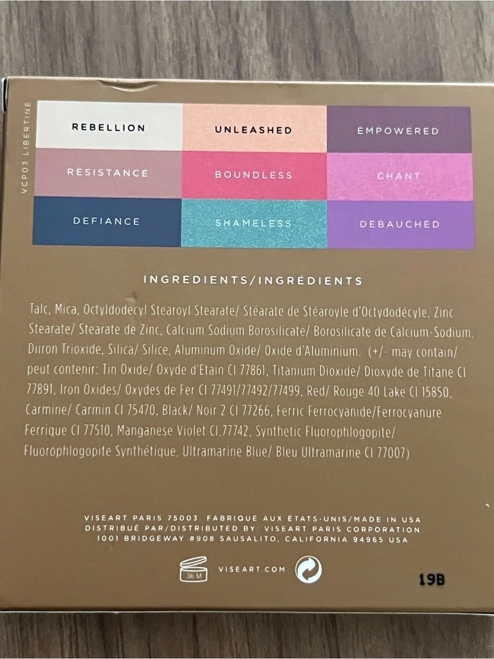 Viseart Eyeshadow Palette